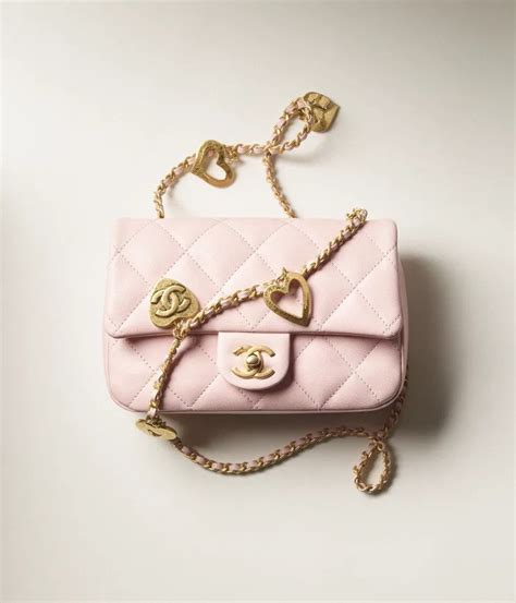 chanel mini crossbody pink|Chanel mini flap bag price.